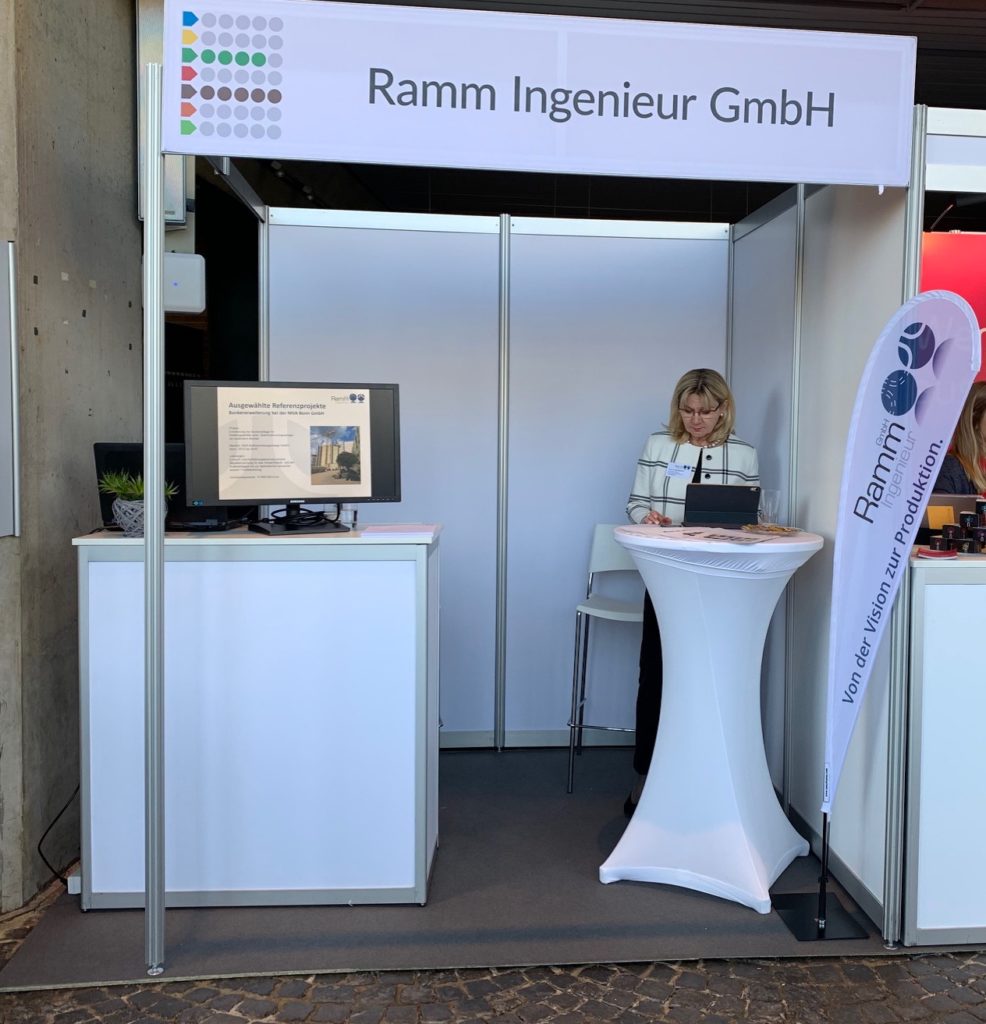 Der Stand der Ramm Ingenieur GmbH auf der Stellenwerk Jobmesse 2019